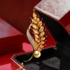 image:imageNONNYL Elegant South Sea Golden Pearl Brooch Pins Costume Jewelry For Women Fashion Christmas Gifts Wife Mom Girlfriend Anniversary Birthday Fine Jewelry Gifts for Her NO2279