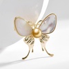 image:imageNONNYL Elegant South Sea Golden Pearl Brooch Pins Costume Jewelry For Women Fashion Christmas Gifts Wife Mom Girlfriend Anniversary Birthday Fine Jewelry Gifts for Her NO2242