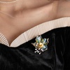 image:imageNONNYL Elegant South Sea Golden Pearl Brooch Pins Costume Jewelry For Women Fashion Christmas Gifts Wife Mom Girlfriend Anniversary Birthday Fine Jewelry Gifts for Her NO2275