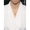 image:imageNONNYL Genuine South Sea Pearl Heart Necklace Saltwater Golden Pearl And 18K Gold Pearl Pendant Necklace Golden Pearl Gifts for Women Mom Grandma Wife Her