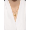 image:imageNONNYL Genuine South Sea Pearl Necklace 18K Gold Pearl Pendant Necklace Golden Pearl Gifts for Women Mom Grandma Wife Her