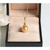 image:imageNONNYL Genuine South Sea Pearl Necklace Saltwater Golden Pearl And 18K Gold Pearl Pendant Necklace Golden Pearl Gifts for Women Her Grandma Wife1112mm