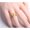 image:imageNONNYL Genuine South Sea Pearl Rings Saltwater Golden Pearl And 18K Gold Golden Pearl Gifts for Women Her Grandma Wife1011