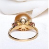image:imageNONNYL Genuine South Sea Pearl Rings Saltwater Golden Pearl And 18K Gold Golden Pearl Gifts for Women Her Grandma Wife1011