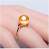 image:imageNONNYL Genuine South Sea Pearl Rings Saltwater Golden Pearl And 18K Gold Golden Pearl Gifts for Women Her Grandma Wife1011