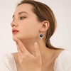 image:imageNONNYL Gift for Wife PearlEarringsGifts for Women Wedding Birthday AnniversaryMom Her Mothers Day Valentines Day ChristmasSterling Silver Plated 18K Gold Pearl Dangle Earring Fine Jewelryblack pearl earrings