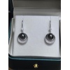 image:imageNONNYL Gift for Wife PearlEarringsGifts for Women Wedding Birthday AnniversaryMom Her Mothers Day Valentines Day ChristmasSterling Silver Plated 18K Gold Pearl Dangle Earring Fine Jewelryblack pearl earrings