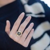 image:imageNONNYL Gift for Wife Tahitian BlackPearlRingsGifts for Women Wedding Birthday AnniversaryMom Her Mothers Day Valentines Christmas18K Gold Plated Sterling Silver Ring Fine Jewelry