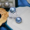 image:imageNONNYL Gift for WifePearlEarringsGifts for Women Wedding Birthday AnniversaryGirlfriend Her Mothers Day Valentines Day ChristmasPearl Fine JewelrySterling Silver pearl earrings