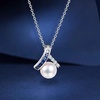image:imageNONNYL Gift for Women Wife Mothers Day Gifts for Mom Her Couples Present Girlfriend Gift for Wife Women Birthday Wedding Anniversary Jewelry Christmas Day Valentines Gifts Pearl Necklace Earrings