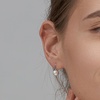 image:imageNONNYL Gifts for Wife Anniversary 18K Gold Pearl Stud Earrings for Women Genuine Handpicked Nature White Pearls Earring Birthday Christmas Mothers Day Valentines Day Jewelry Gifts78mm