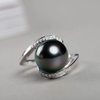 image:imageNONNYL Gifts for Wife Anniversary Tahitian Black Pearl Rings for WomenMothers Day Gifts for Mom GirlfriendBirthday Christmas Valentines Day Gift for Her Jewelry