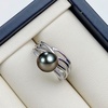 image:imageNONNYL Gifts for Women Wife Tahitian Black Pearl RingsGift for Wife Wedding Birthday Anniversary Mothers Day Christmas Valentines Day Gifts for Women Her Mom Fine Jewelry