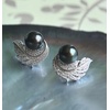 image:imageNONNYL Gifts for Women WifeTahitian Black Pearl Earrings Gift for Wife Wedding Birthday Anniversary JewelryMothers Day Gifts for Mom Christmas Valentines Day Gift for Women Her