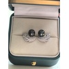 image:imageNONNYL Gifts for Women WifeTahitian Black Pearl Earrings Gift for Wife Wedding Birthday Anniversary JewelryMothers Day Gifts for Mom Christmas Valentines Day Gift for Women Her