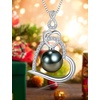 image:imageNONNYL Gifts for Women WifeTahitian Black PearlNecklaceGift for Wife Wedding Birthday Anniversary JewelryMom Girlfriend Her Mothers Day Gifts for Mom Women Valentines Day Christmas Day Giftsblack pearl 89mm