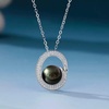 image:imageNONNYL Mothers Day Gifts For Wife Women Wedding Anniversary  Real TahitianPearlNecklace Birthday Valentines Gifts For Wife Her Mom Christmas  Companion Necklace For Women Luxury Fine Jewelryblack pearl