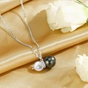 image:imageNONNYL Mothers Day Gifts For Wife Women Wedding Anniversary  Real TahitianPearlNecklace Birthday Valentines Gifts For Wife Her Mom Christmas  Companion Necklace For Women Luxury Fine JewelryWhiteBlack