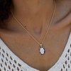 image:imageNONNYL Necklace Gift for Women Wife Womens Pendant Jewelry Wedding Anniversary Sterling Silver Girlfriend Birthday Gifts for Her Pendants Necklaces for Christmas Mom Gifts NO1165