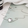 image:imageNONNYL S925 Heart Necklace Gift for Women Wife Womens Pendant Jewelry Wedding Anniversary Sterling Silver Girlfriend Birthday Gifts for Her Pendants Necklaces for Christmas Mom Gifts