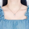 image:imageNONNYL S925 Heart Necklace Gift for Women Wife Womens Pendant Jewelry Wedding Anniversary Sterling Silver Girlfriend Birthday Gifts for Her Pendants Necklaces for Christmas Mom Gifts