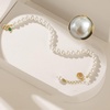 image:imageNONNYL White Freshwater Pearl Bracelet for Women  Cultured Pearl Bracelet in S925 Sterling Silver with Genuine Cultured Pearls 7075mm Pearl for Gifts