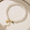 image:imageNONNYL White Freshwater Pearl Bracelet for Women  Cultured Pearl Bracelet in S925 Sterling Silver with Genuine Cultured Pearls 7075mm Pearl for Gifts