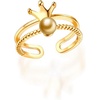 image:imageNONNYL Wife Jewelry Gifts  Genuine South Sea Golden Pearl Jewelry Rings for Women Birthday Jewelry for Girlfriend Valentines Day for Wife Mothers Day for Mom Grandma NO33242