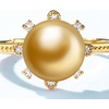 image:imageNONNYL Wife Jewelry Gifts  Genuine South Sea Golden Pearl Jewelry Rings for Women Birthday Jewelry for Girlfriend Valentines Day for Wife Mothers Day for Mom Grandma NO33239