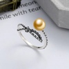 image:imageNONNYL Wife Jewelry Gifts  Genuine South Sea Golden Pearl Jewelry Rings for Women Birthday Jewelry for Girlfriend Valentines Day for Wife Mothers Day for Mom Grandma NO33258