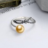 image:imageNONNYL Wife Jewelry Gifts  Genuine South Sea Golden Pearl Jewelry Rings for Women Birthday Jewelry for Girlfriend Valentines Day for Wife Mothers Day for Mom Grandma NO33258