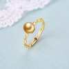 image:imageNONNYL Wife Jewelry Gifts  Genuine South Sea Golden Pearl Jewelry Rings for Women Birthday Jewelry for Girlfriend Valentines Day for Wife Mothers Day for Mom Grandma NO33234