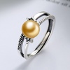 image:imageNONNYL Wife Jewelry Gifts  Genuine South Sea Golden Pearl Jewelry Rings for Women Birthday Jewelry for Girlfriend Valentines Day for Wife Mothers Day for Mom Grandma NO33259