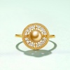 image:imageNONNYL Wife Jewelry Gifts  Genuine South Sea Golden Pearl Jewelry Rings for Women Birthday Jewelry for Girlfriend Valentines Day for Wife Mothers Day for Mom Grandma NO33244
