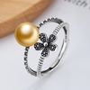 image:imageNONNYL Wife Jewelry Gifts  Genuine South Sea Golden Pearl Jewelry Rings for Women Birthday Jewelry for Girlfriend Valentines Day for Wife Mothers Day for Mom Grandma NO33255