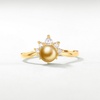 image:imageNONNYL Wife Jewelry Gifts  Genuine South Sea Golden Pearl Jewelry Rings for Women Birthday Jewelry for Girlfriend Valentines Day for Wife Mothers Day for Mom Grandma NO33238