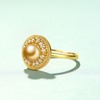 image:imageNONNYL Wife Jewelry Gifts  Genuine South Sea Golden Pearl Jewelry Rings for Women Birthday Jewelry for Girlfriend Valentines Day for Wife Mothers Day for Mom Grandma NO33244