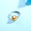 image:imageNONNYL Wife Jewelry Gifts  Genuine South Sea Golden Pearl Jewelry Rings for Women Birthday Jewelry for Girlfriend Valentines Day for Wife Mothers Day for Mom Grandma NO33249