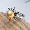 image:imageNONNYL Wife Jewelry Gifts  Genuine South Sea Golden Pearl Jewelry Rings for Women Birthday Jewelry for Girlfriend Valentines Day for Wife Mothers Day for Mom Grandma NO33263