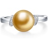 image:imageNONNYL Wife Jewelry Gifts  Genuine South Sea Golden Pearl Jewelry Rings for Women Birthday Jewelry for Girlfriend Valentines Day for Wife Mothers Day for Mom Grandma NO33249