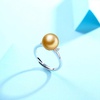 image:imageNONNYL Wife Jewelry Gifts  Genuine South Sea Golden Pearl Jewelry Rings for Women Birthday Jewelry for Girlfriend Valentines Day for Wife Mothers Day for Mom Grandma NO33249