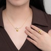 image:imageNONNYL Wife Jewelry Gifts  Genuine South Sea Golden Pearl Jewelry Rings for Women Birthday Jewelry for Girlfriend Valentines Day for Wife Mothers Day for Mom Grandma NO33247