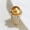 image:imageNONNYL Wife Jewelry Gifts  Genuine South Sea Golden Pearl Jewelry Rings for Women Birthday Jewelry for Girlfriend Valentines Day for Wife NO3326