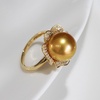 image:imageNONNYL Wife Jewelry Gifts  Genuine South Sea Golden Pearl Jewelry Rings for Women Birthday Jewelry for Girlfriend Valentines Day for Wife NO3326