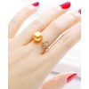 image:imageNONNYL Wife Jewelry Gifts  Genuine South Sea Golden Pearl Jewelry Rings for Women Birthday Jewelry for Girlfriend Valentines Day for Wife NO3329