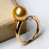 image:imageNONNYL Wife Jewelry Gifts  Genuine South Sea Golden Pearl Jewelry Rings for Women Birthday Jewelry for Girlfriend Valentines Day for Wife NO3330
