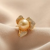 image:imageNONNYL Wife Jewelry Gifts  Genuine South Sea Golden Pearl Ring for Women Birthday Gift for Girlfriend Valentines Day for Wife