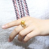 image:imageNONNYL Wife Jewelry Gifts  Genuine South Sea Golden Pearl Rings for Women Birthday Gift for Girlfriend Valentines Day for Wife NO3327