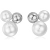 image:imageNonnyl Earrings for WomenSterling Silver Earring Stud for Women  Christmas Gifts for Wife Mom Girlfriend Anniversary Birthday Fine Jewelry NO1134