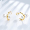 image:imageNonnyl Earrings for WomenSterling Silver Earring Stud for Women  Christmas Gifts for Wife Mom Girlfriend Anniversary Birthday Fine Jewelry NO1170
